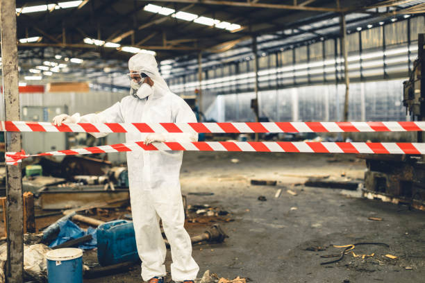 Professional Trauma Scene Cleanup technician working in Midway, FL